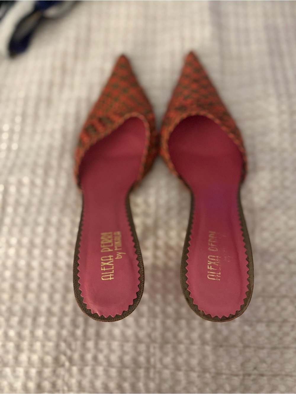 Alexa Perri by Mikala Woven Pointed-Toe Mule Heels – Size 7.5 - Picture 2 of 5
